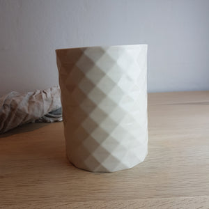 Fold urtepotte/vase H 14 cm Ø 11,5 cm.